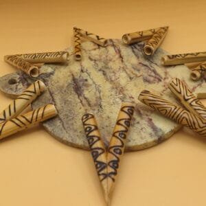 Kuripe de bambú simple