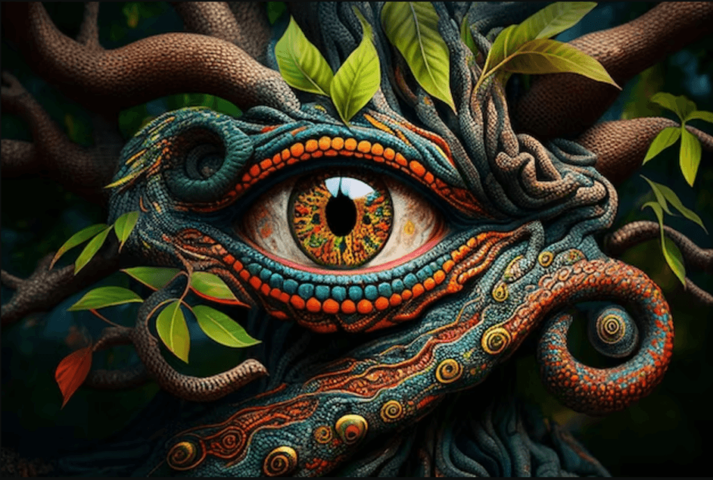 l'oeil de kaxinawa vous regarde