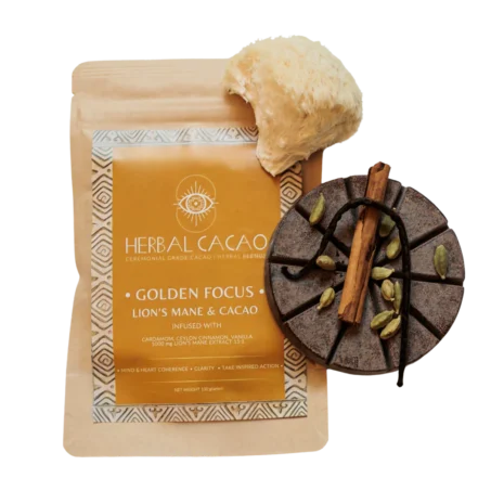 Golden_Focus_100g_transparent Ceremonial Cacao - Golden Focus - - Alta Verapaz, Guatemala - 100 Grams