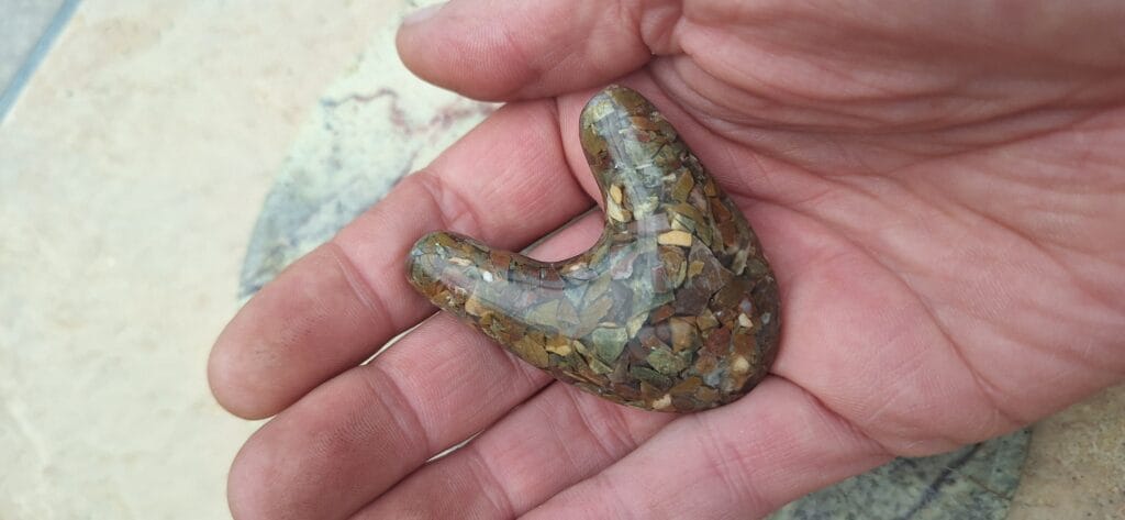 kuripe jasper stone multicolor brown